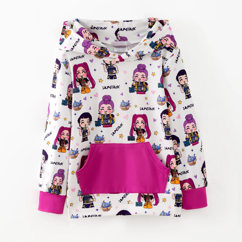 K-Pop Demon Hunters Exclusive Pre-Sale: Lightweight Kangaroo Pocket Hoodie