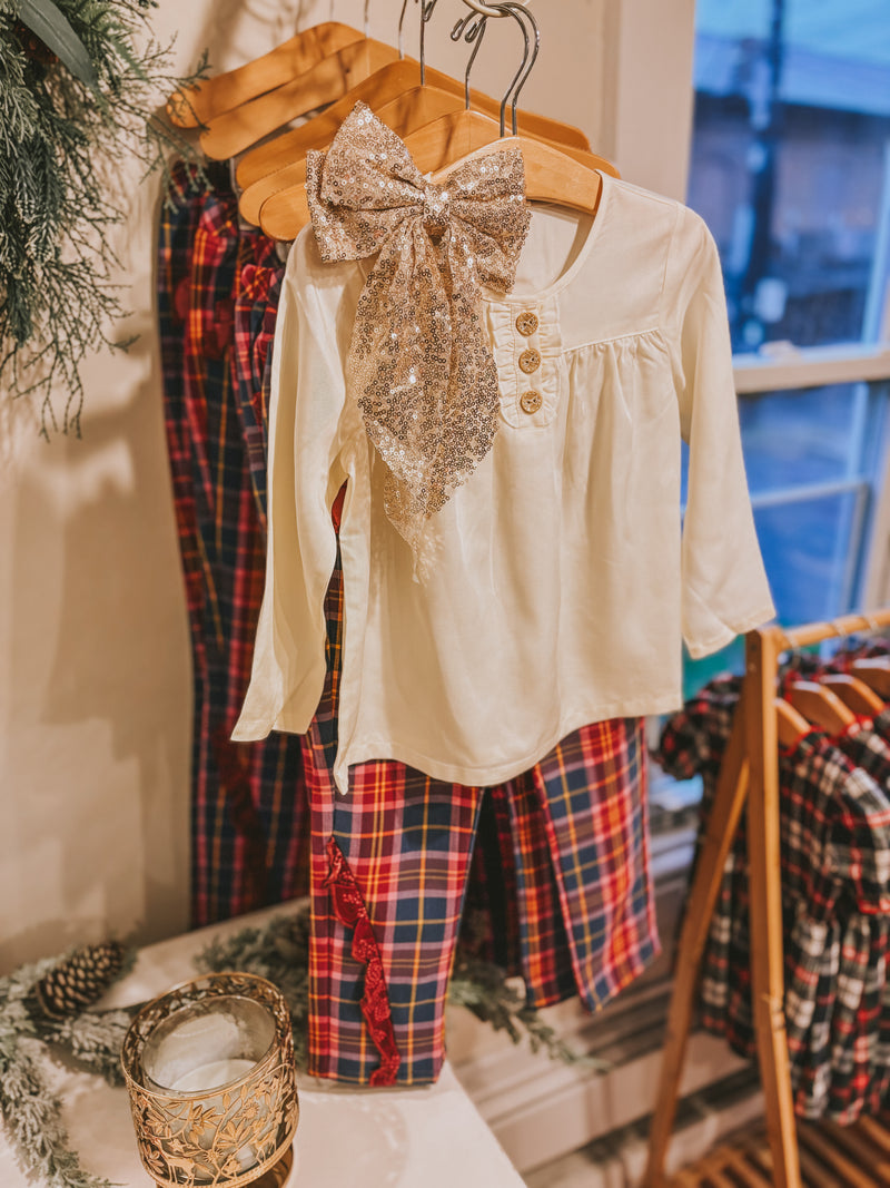 Plaid Tidings Pants (5T-12Y)