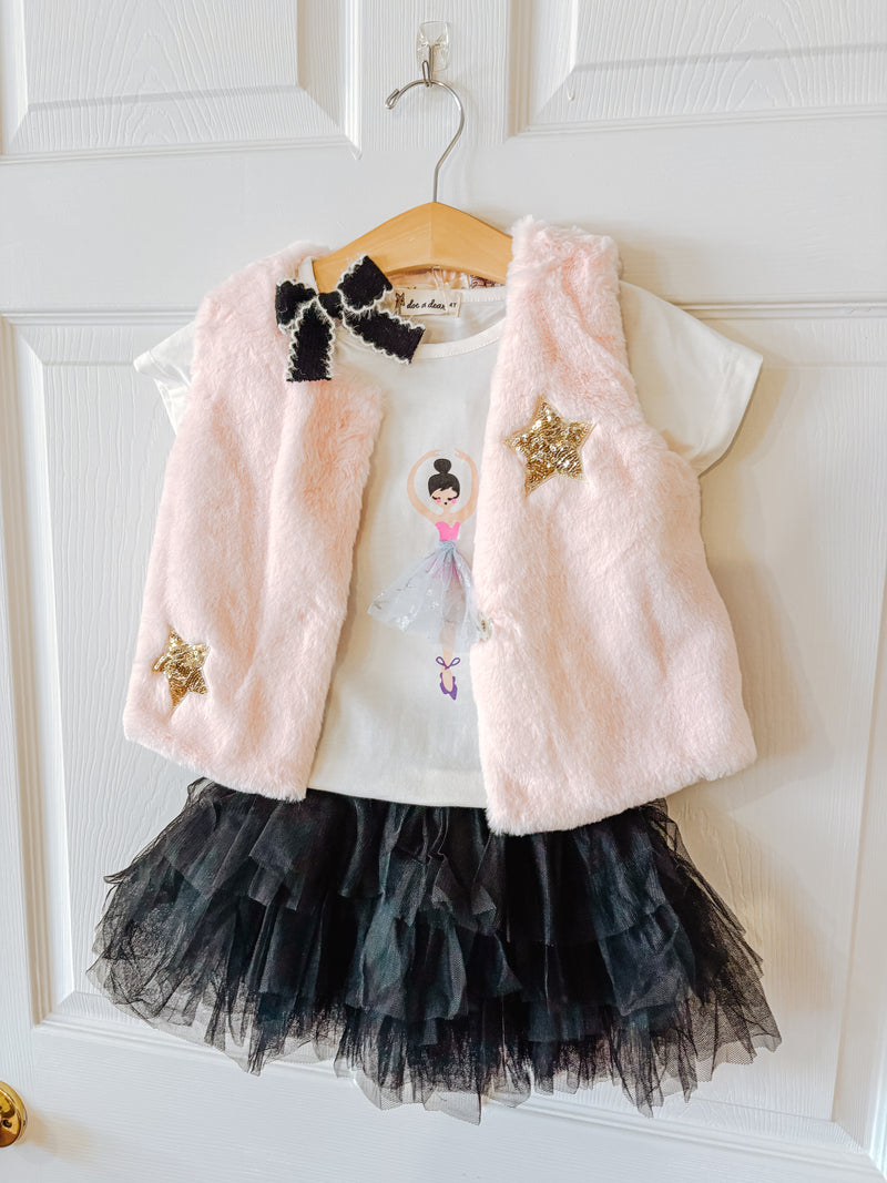 Soft Sparkly Stars Vest