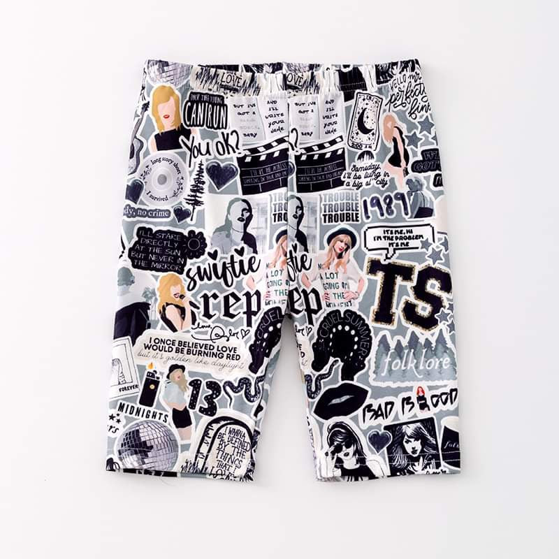 Tortured Poet Bike Shorts