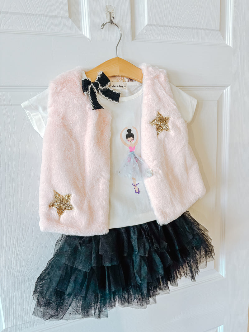 Soft Sparkly Stars Vest