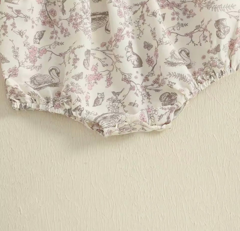 Swan Song Bubble Romper
