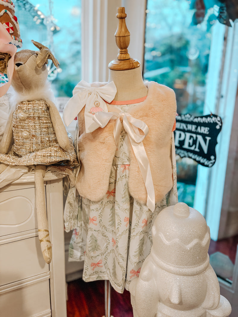 Snow Falling on Cotton Candy Skies Dress (2T-9Y)