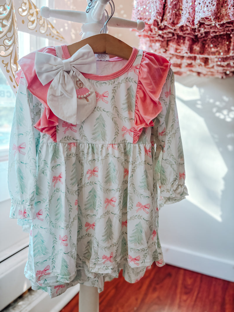 Snow Falling on Cotton Candy Skies Dress (2T-9Y)