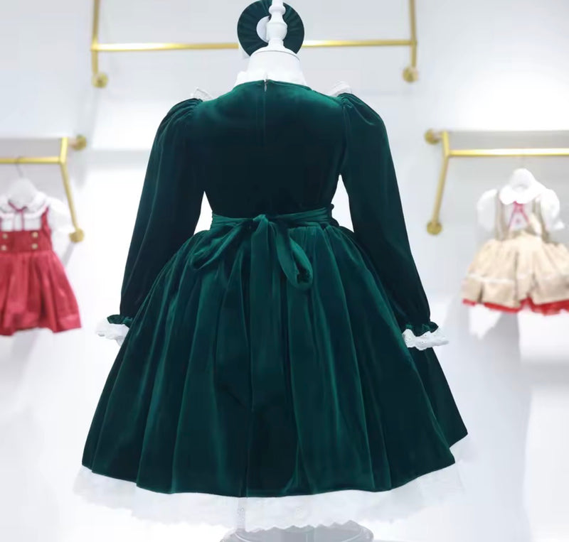 The Snowy Day Dress (green)