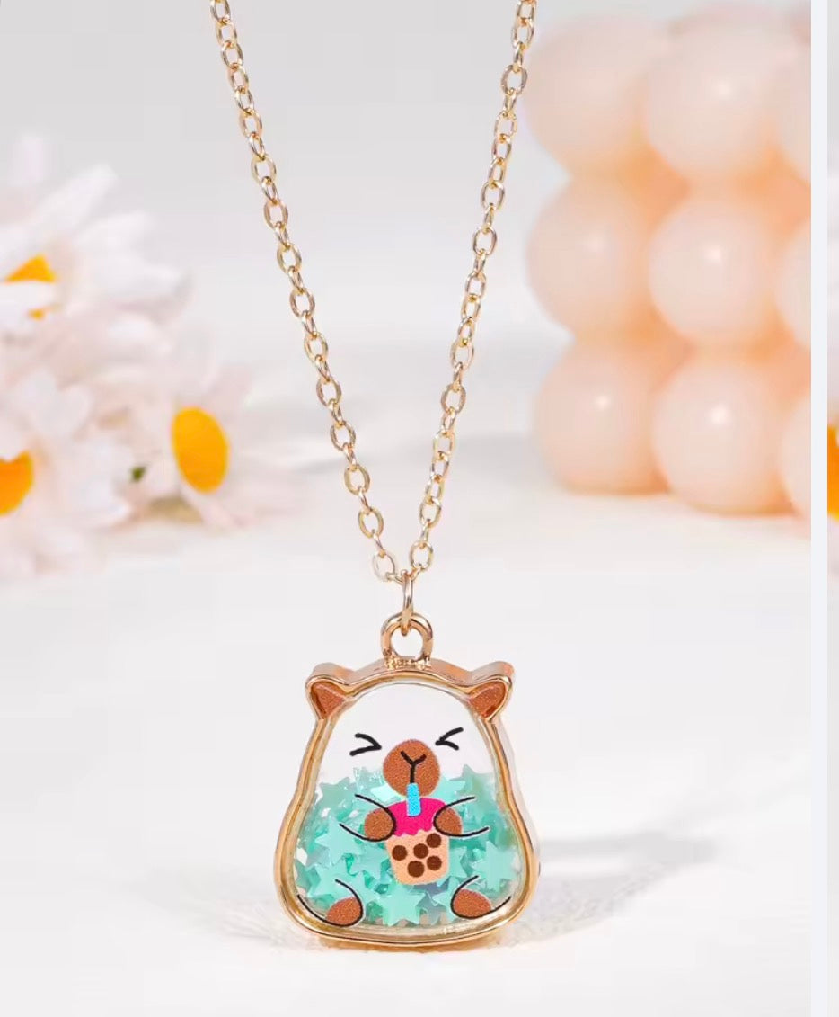 LRW summer accessory edit (capyboba shaker necklace)