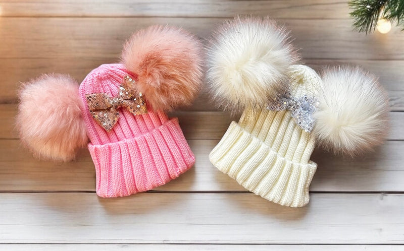 Snow Bunny Hat (pink)