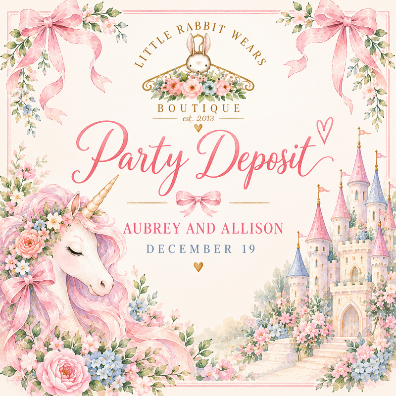 Celebration Deposit- Allison & Aubrey