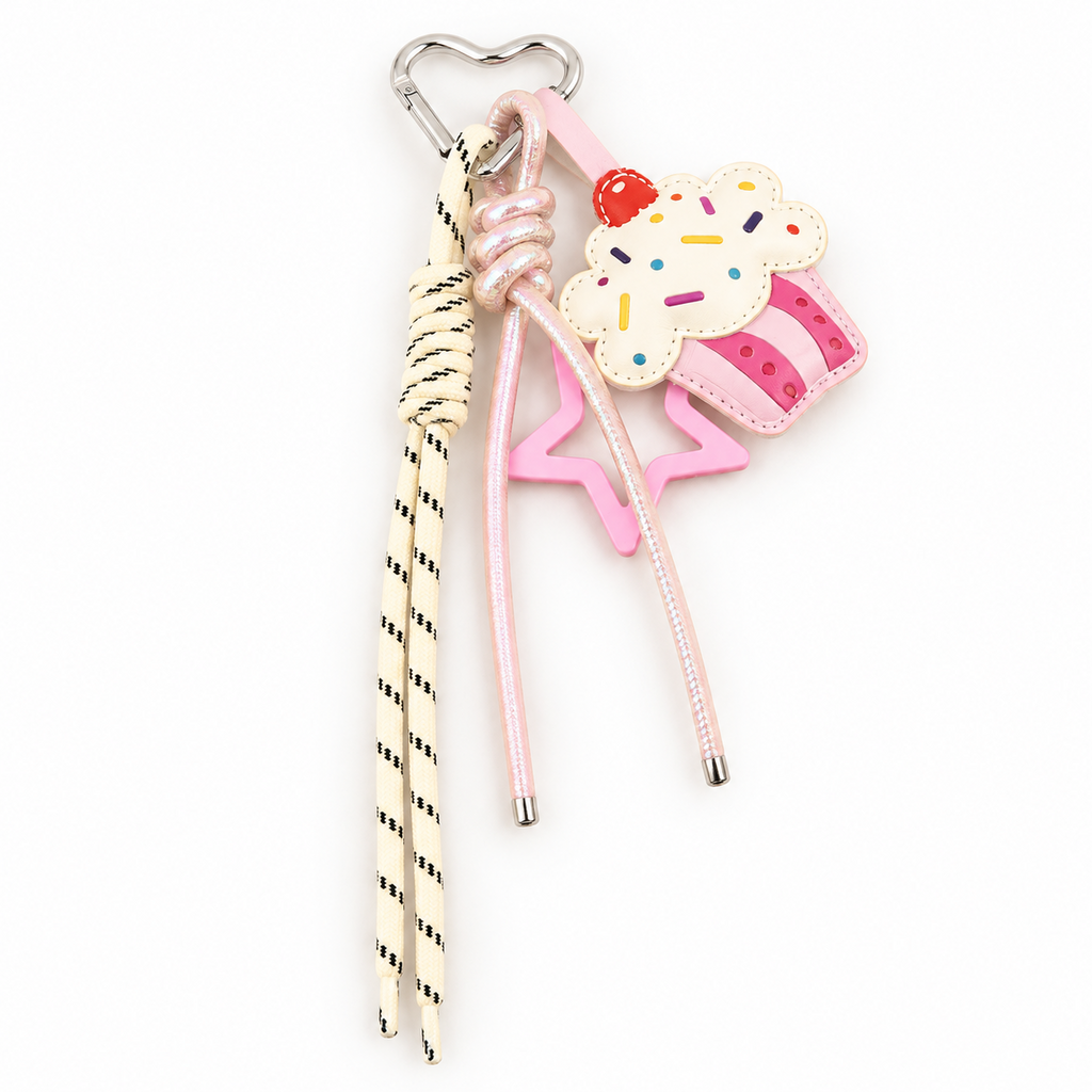 Little Bunny Bag Charms: Life is Sweet Cupcake
