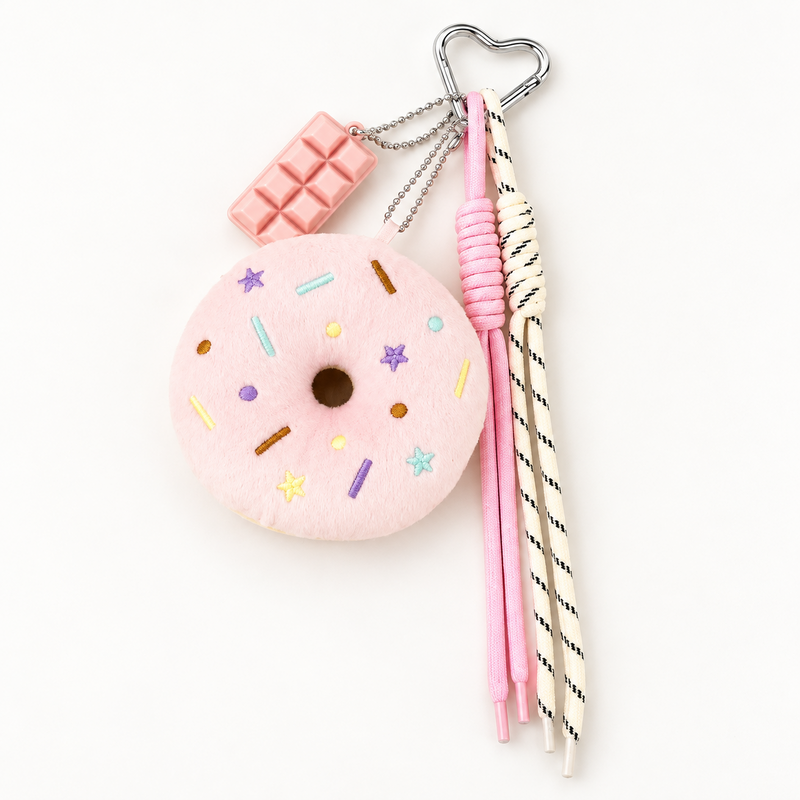 Little Bunny Bag Charms: Life is Sweet Donut