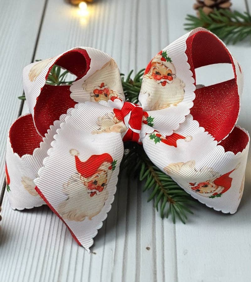 Finishing Touches: Vintage Santa Bow