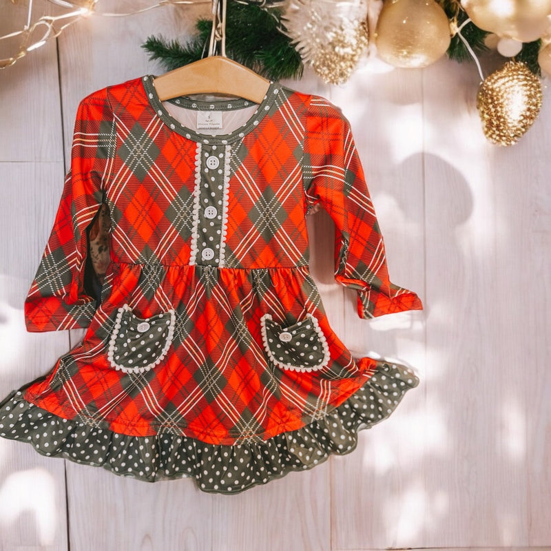 Christmas Eve Twirl Dress