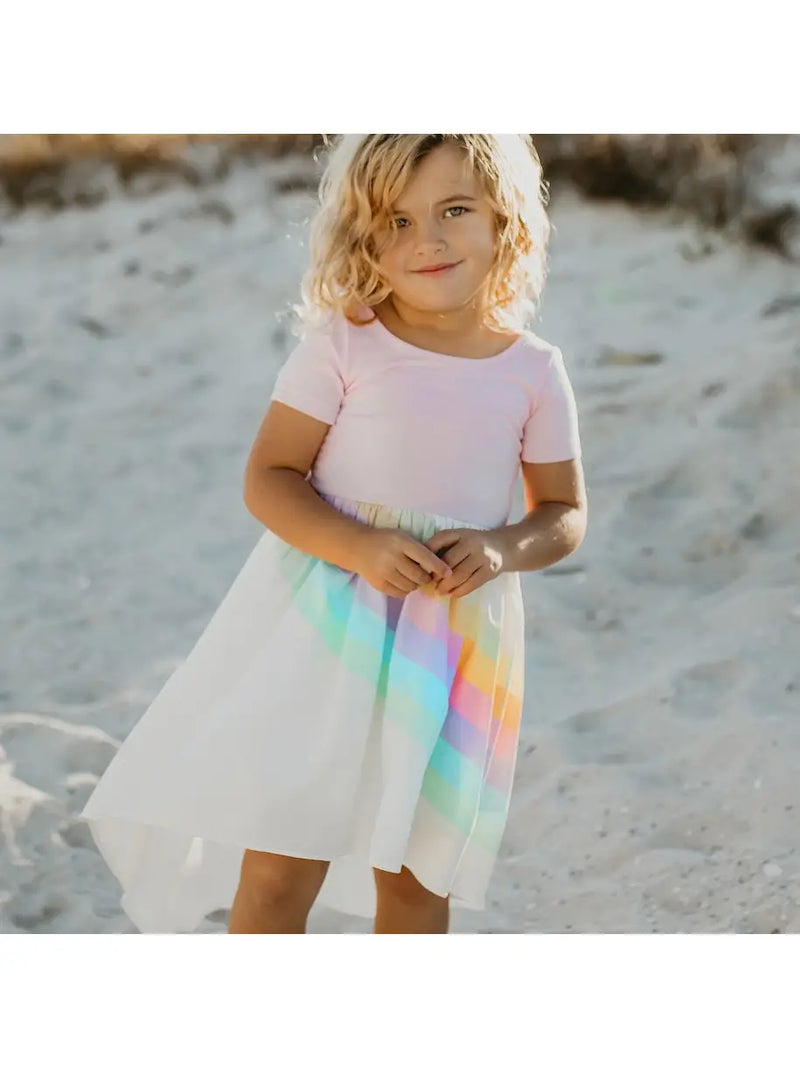 Arcoiris Frock (pink bodice)