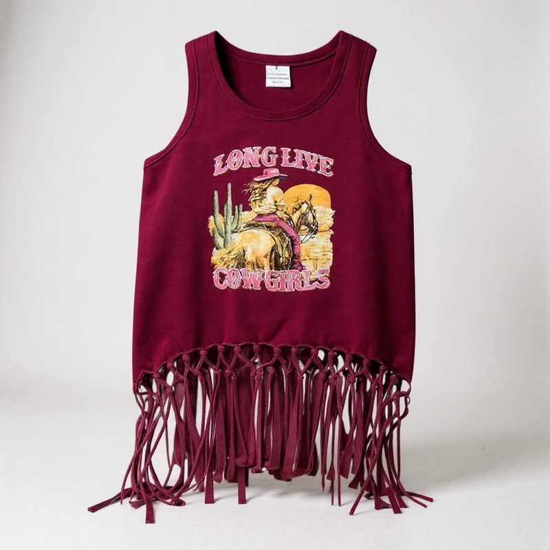 Long Live Fringe Tunic Top
