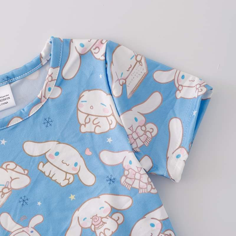 Sweet Sanrio Skirt Set (pale blue Cinnamoroll)