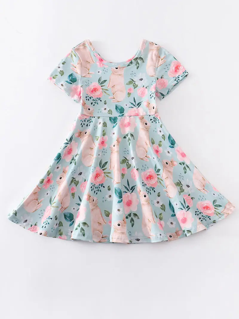 Some Bunny Loves Me Twirl Dress