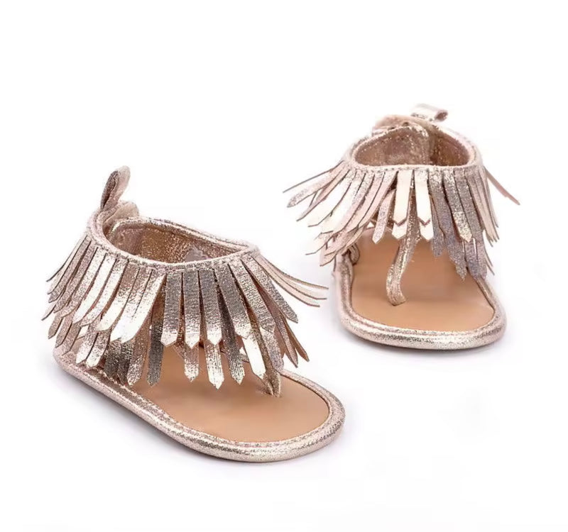 Boho Baby Bunny (desert fringe sandals)