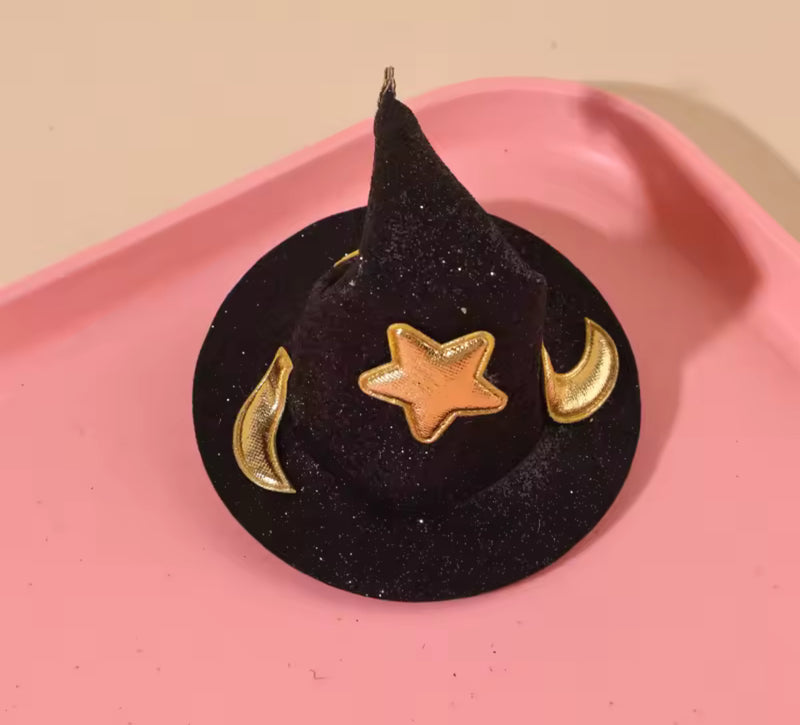 Witches Be Crazy Clips (glitter ghost clip)
