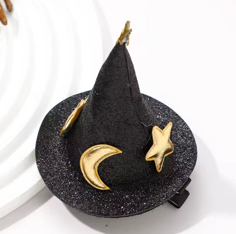 Witches Be Crazy Clips (glitter ghost clip)