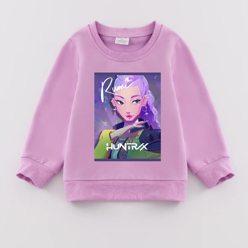 K-Pop Demon Hunters Exclusive Pre-Sale: Crewneck Sweatshirt (lavender)