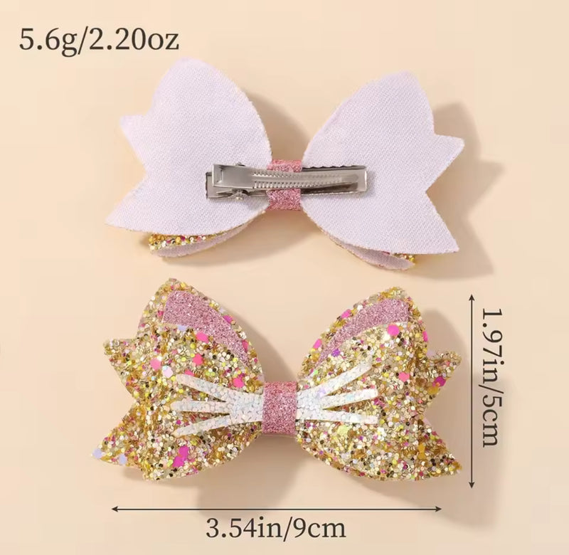 The Glittery Kitty Clips
