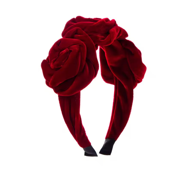 Christmas Rose Headband