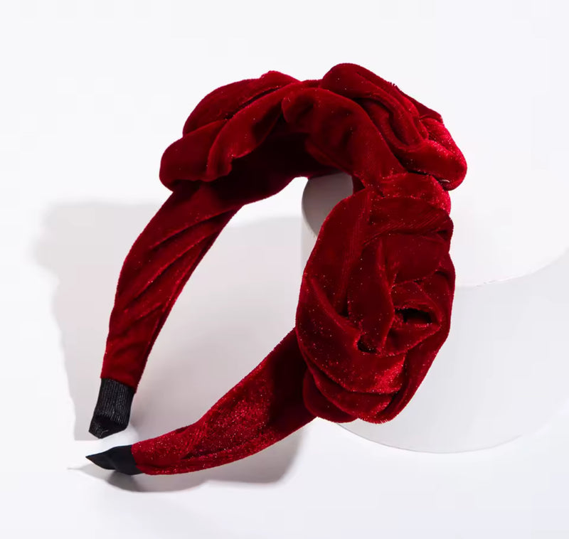 Christmas Rose Headband