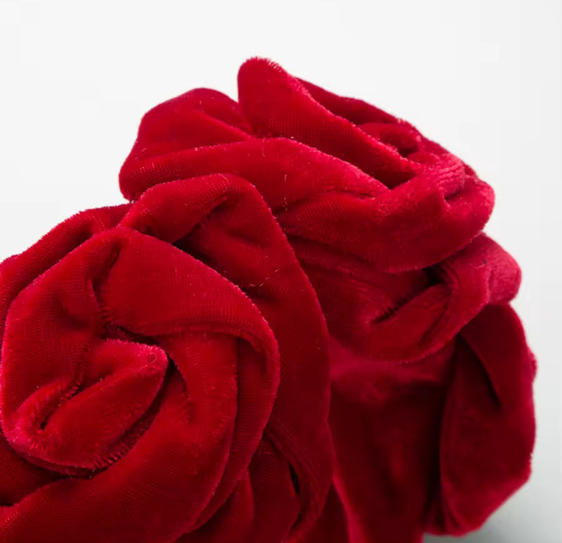 Christmas Rose Headband