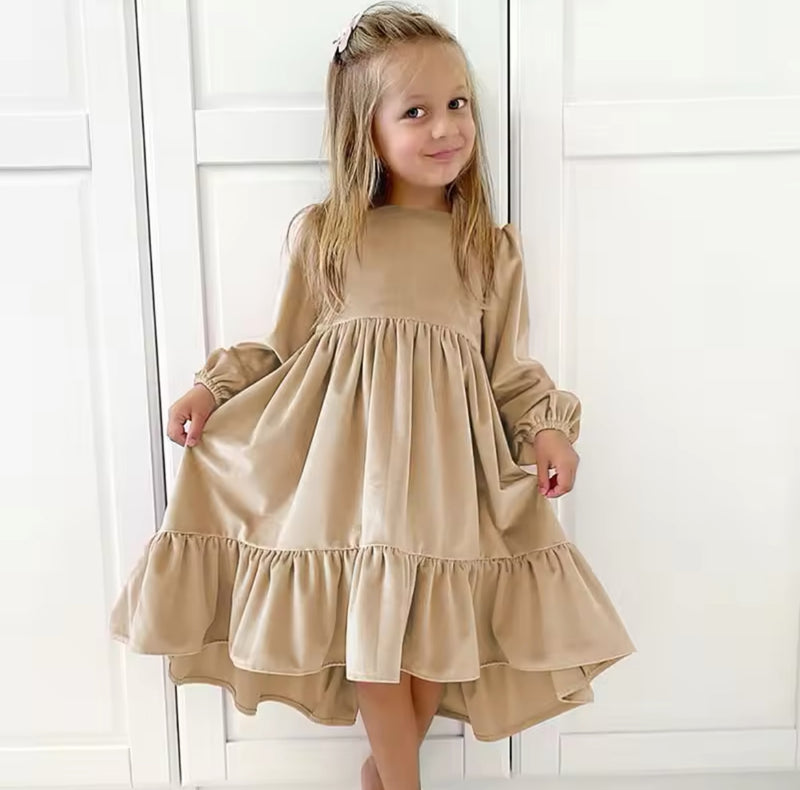 Gold Dipped Dress (7Y-tween)