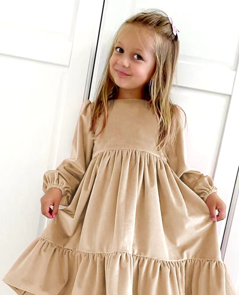 Gold Dipped Dress (7Y-tween)