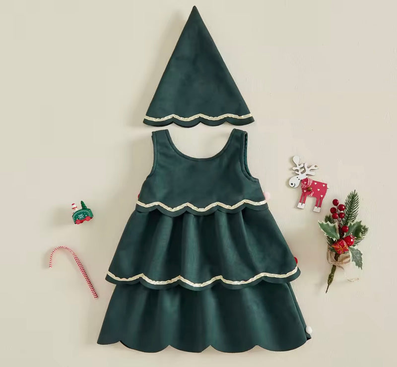 Deck the Halls Dress Set (6M-4T)