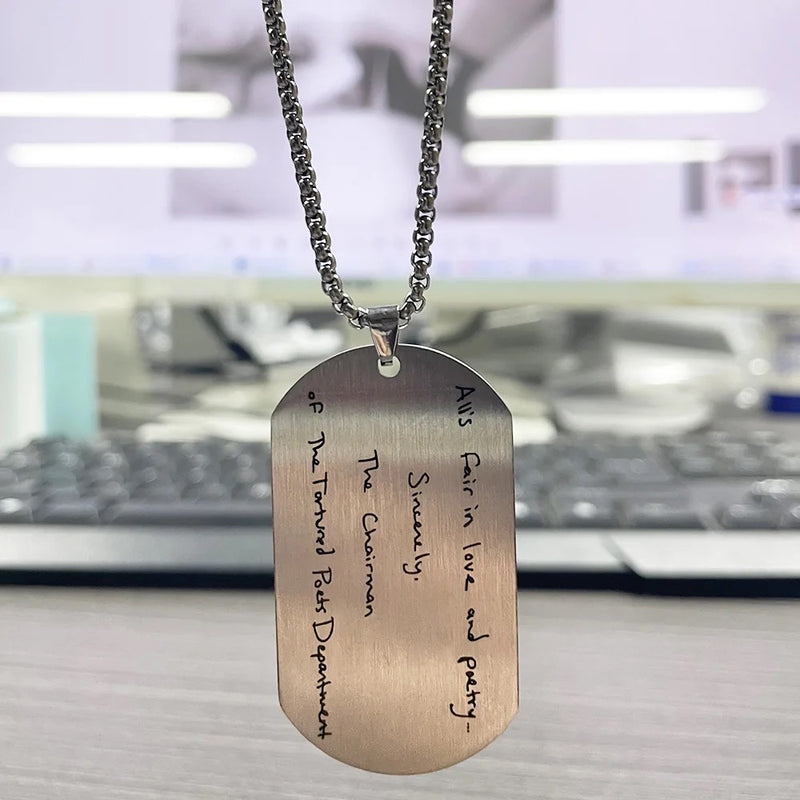 TTPD Dog Tag Necklace