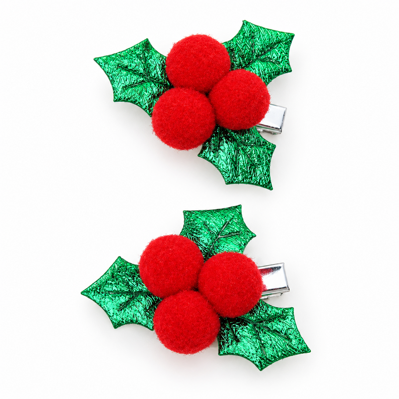 Finishing Touches: Holly Berry clips