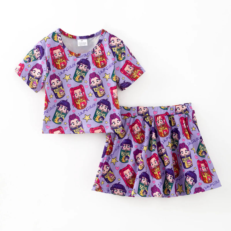 K-Pop Demon Hunters Exclusive Pre-Sale: Tee and Skort Set