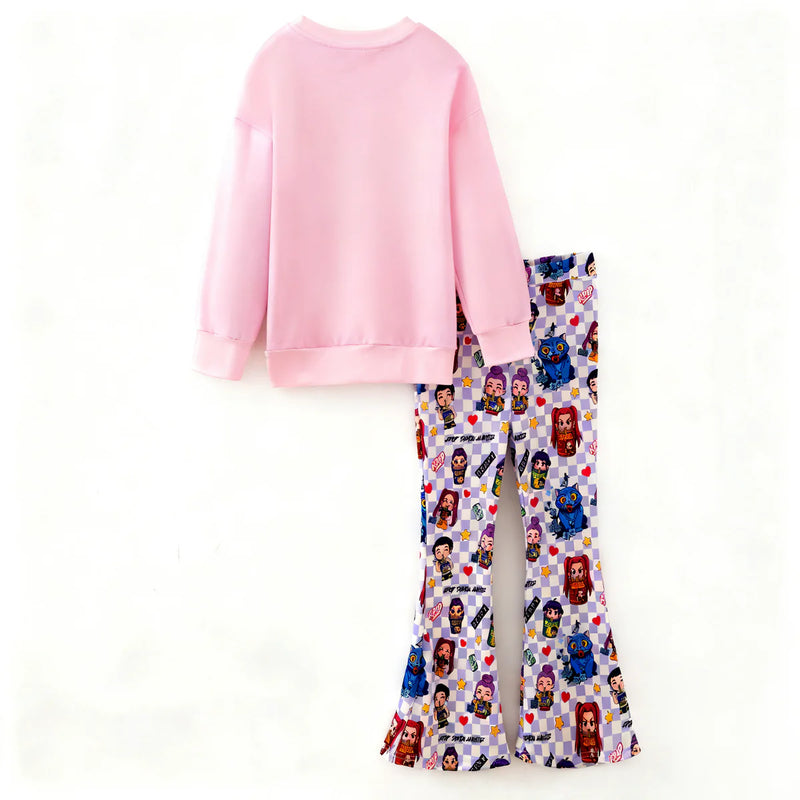 K-Pop Demon Hunters Exclusive Pre-Sale: Crewneck Top & Flare Pant Set
