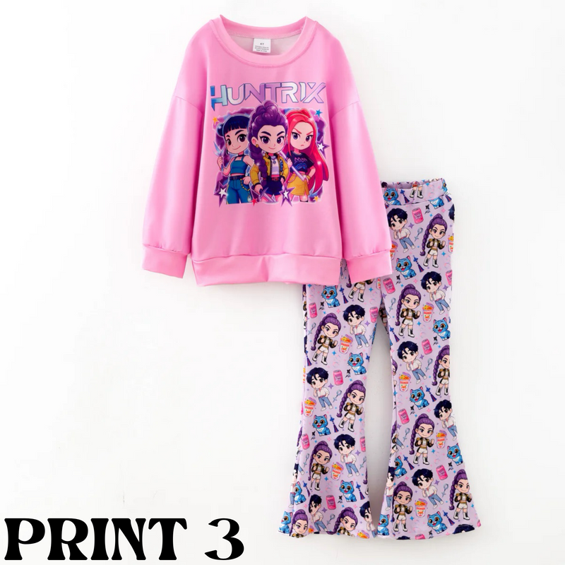 K-Pop Demon Hunters Exclusive Pre-Sale: Crewneck Top & Flare Pant Set