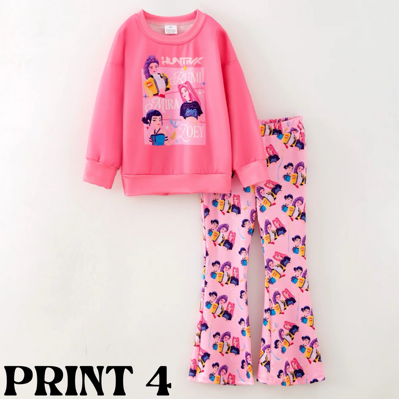 K-Pop Demon Hunters Exclusive Pre-Sale: Crewneck Top & Flare Pant Set