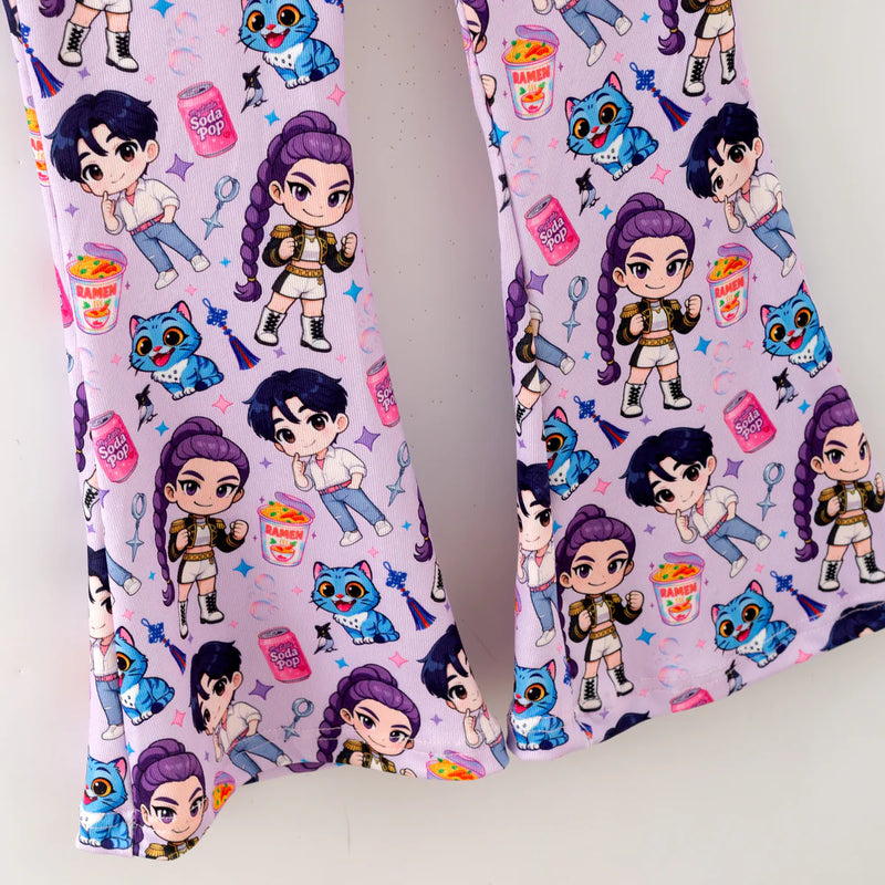 K-Pop Demon Hunters Exclusive Pre-Sale: Crewneck Top & Flare Pant Set