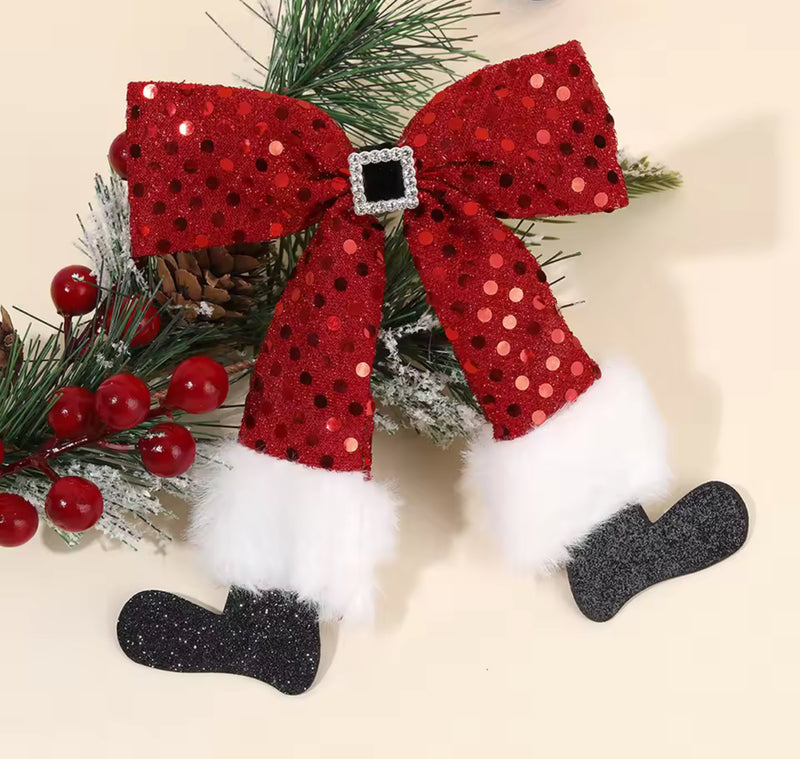 The Holidaze Clips (Santa’s Boots Bow)