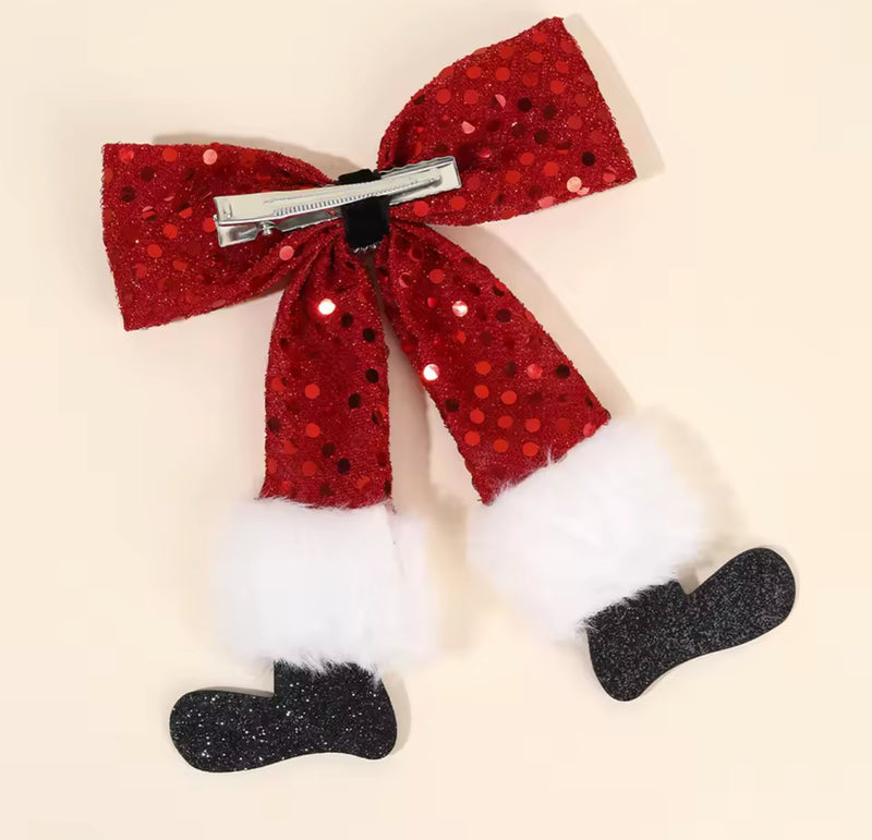 The Holidaze Clips (Santa’s Boots Bow)