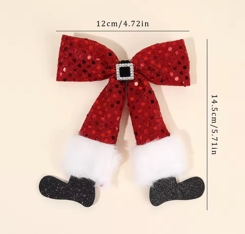 The Holidaze Clips (Santa’s Boots Bow)