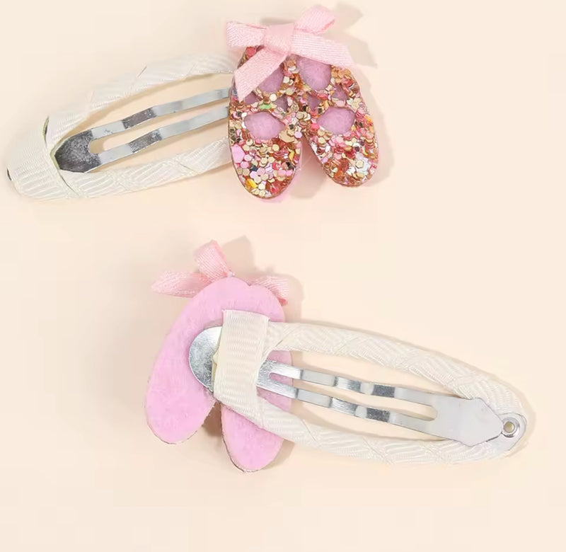 The Holidaze Clips (sugar plum fairy ballet slippers)