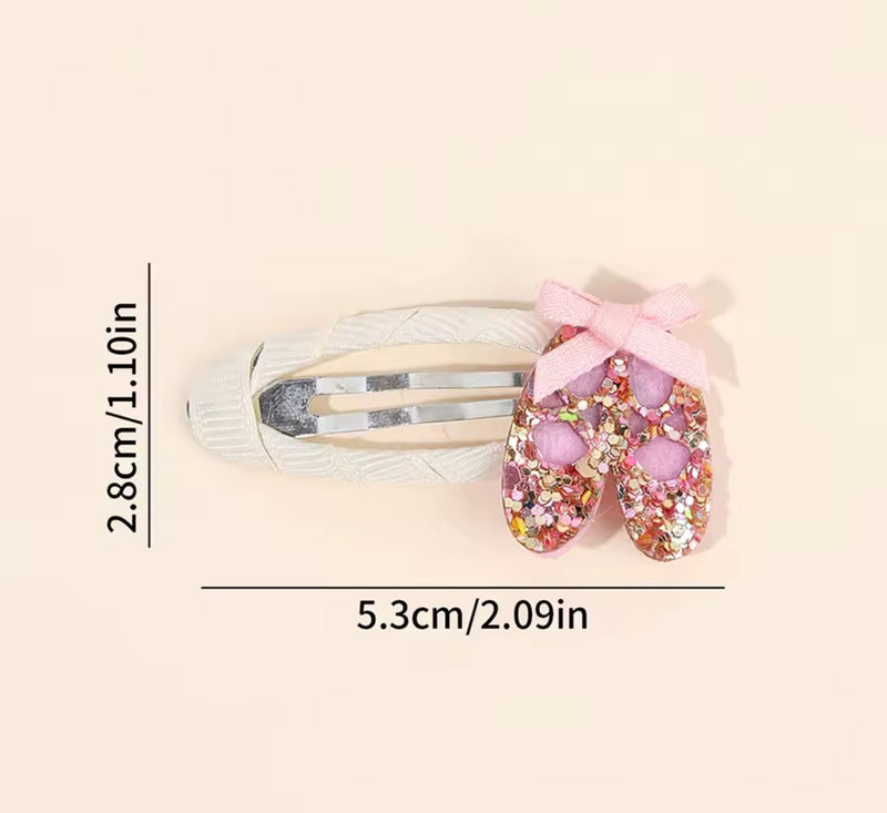 The Holidaze Clips (sugar plum fairy ballet slippers)