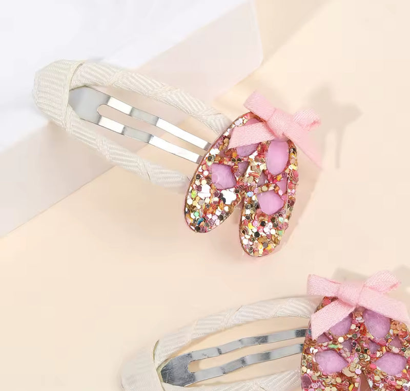 The Holidaze Clips (sugar plum fairy ballet slippers)