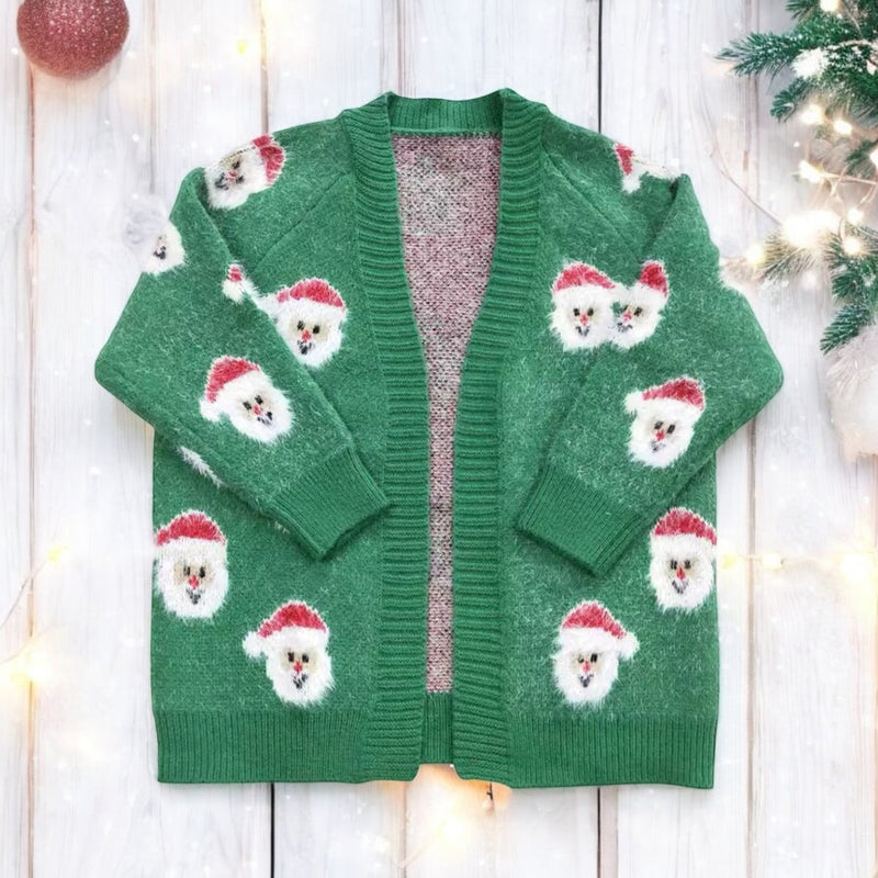 Here Comes Santa Claus Cardigan