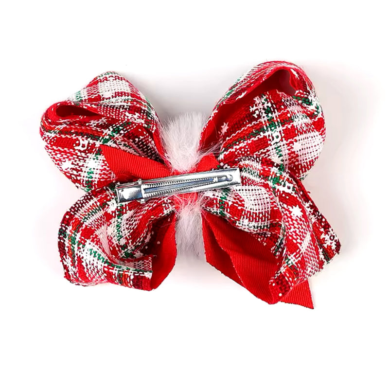 Santa’s Pom Pom Bows