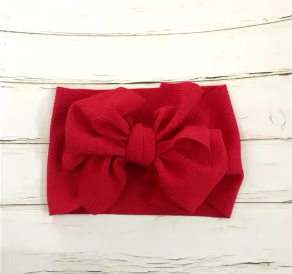 A Big Holiday Baby Bow