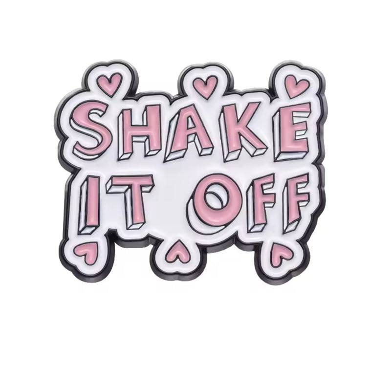 Shake it Off Surprise Trading Pin & Keychain Set