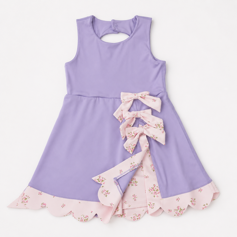 Lavender Loveletter Skort Dress