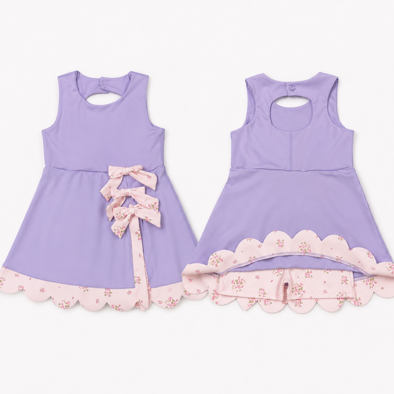 Lavender Loveletter Skort Dress